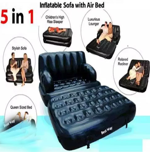 Bestway Inflatable Air Lounger Sofa Cum Bed with free delivery