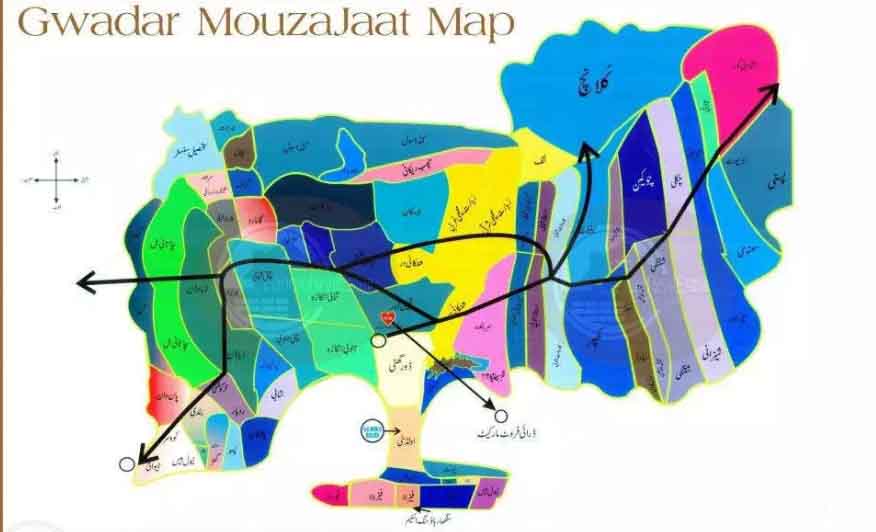 Gawadar Moza Ghatti open land in Oil City Gawadar